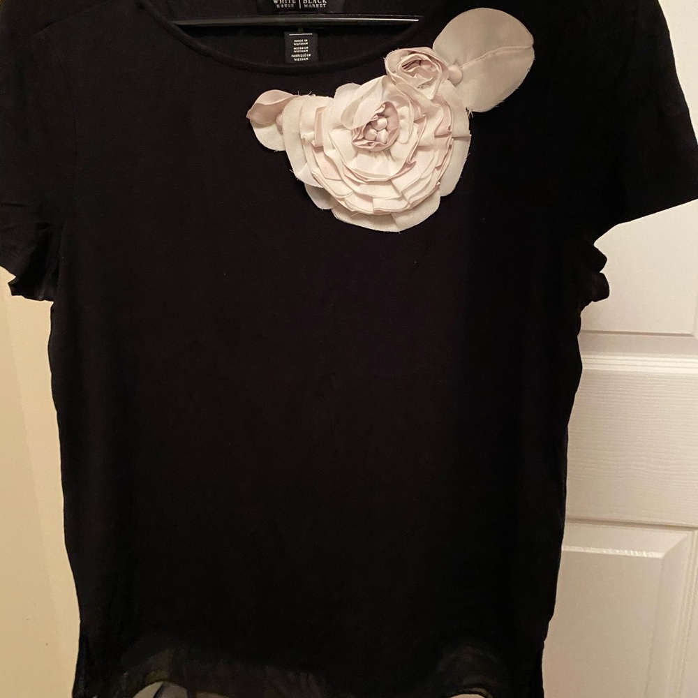 White House Black Market Fancy Tee